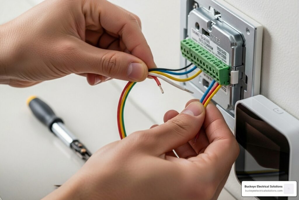Smart thermostat wiring